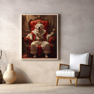 Poster Dormeuse Royale : Friandises, siestes et noblesse