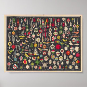 Poster d'ornements allemands anciens