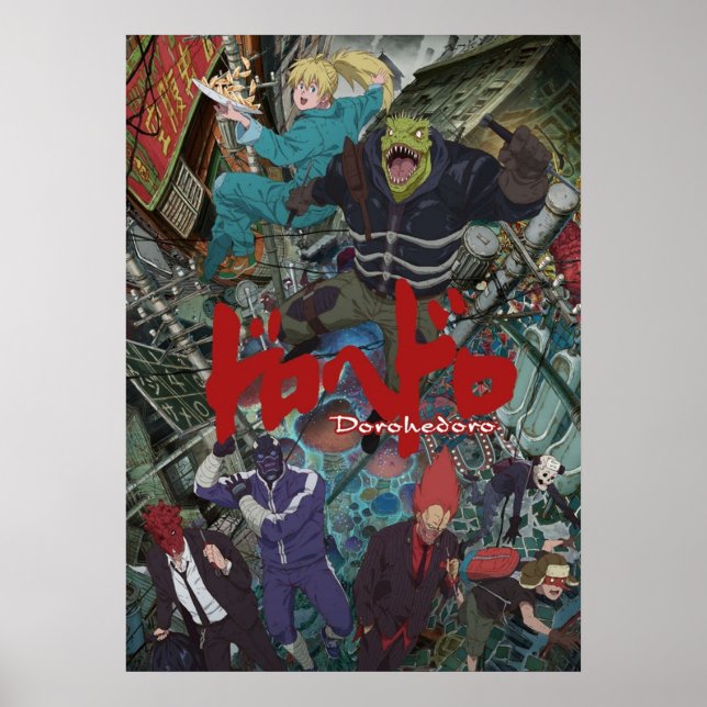 Poster Dorohedoro Anime (Devant)