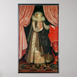 Poster Dorothy St. John, Lady Cary, c.1614