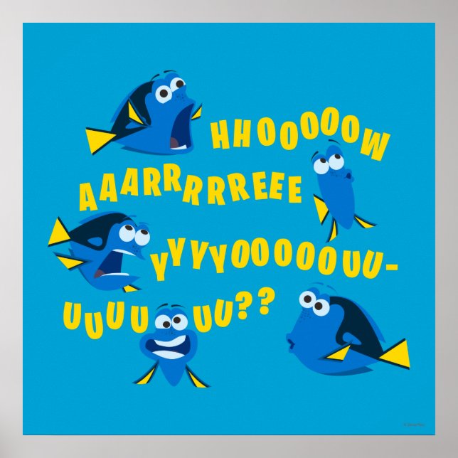 Poster Dory | Comment Es-Tu ? (Devant)