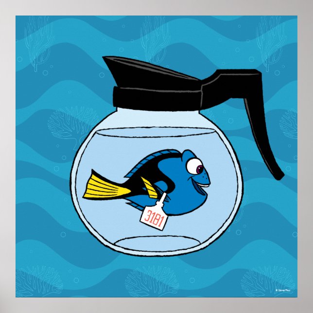 Poster Dory | Un poisson hors de l'eau (Devant)