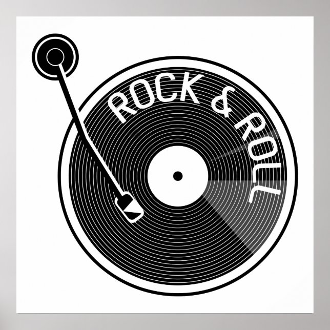 Poster Dossier en vinyle noir et blanc (Devant)