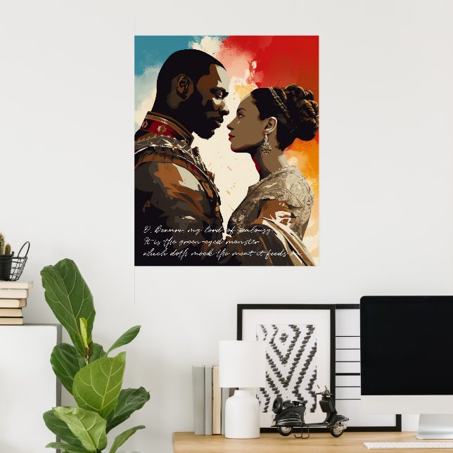 Poster d'Othello. Imprimer, Papier d'affiche de va (Bureau à domicile)