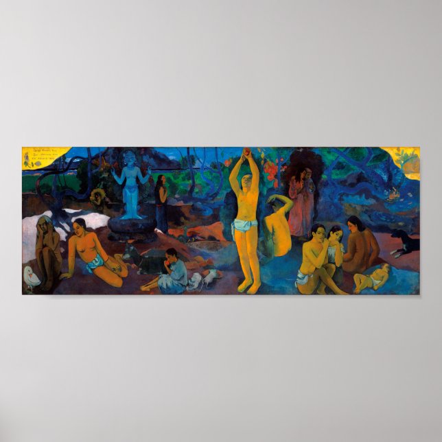 Poster D'où venons-nous ?, Gauguin (Devant)