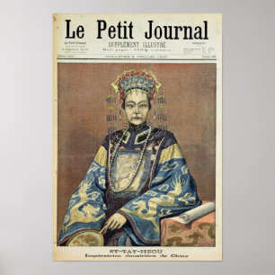 Poster Douairière d'impératrice Tz'U-Hsi de la Chine