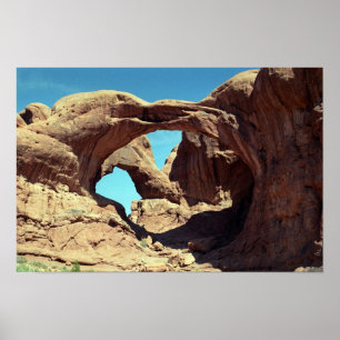 Poster Double Arch Desert Photo