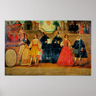 Poster Double mariage entre deux femmes inca