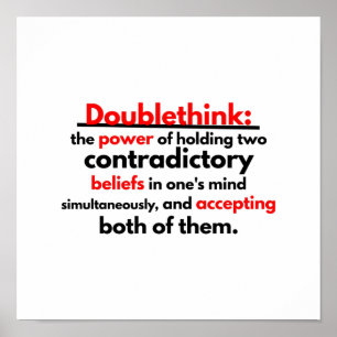 Poster Doubléthink