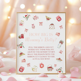 Poster Douce Dessert Cerise Comme le Ventre de Maman