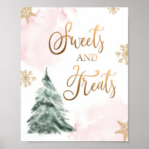 Poster Douceurs et friandises Anniversaire Baby shower Hi