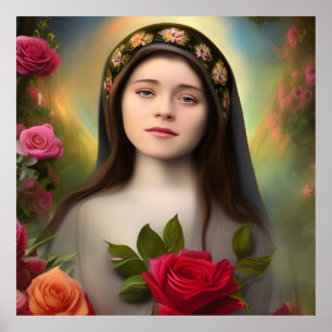 Poster Douche des Roses