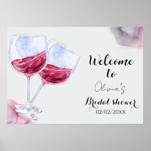Poster Douche pour mariée