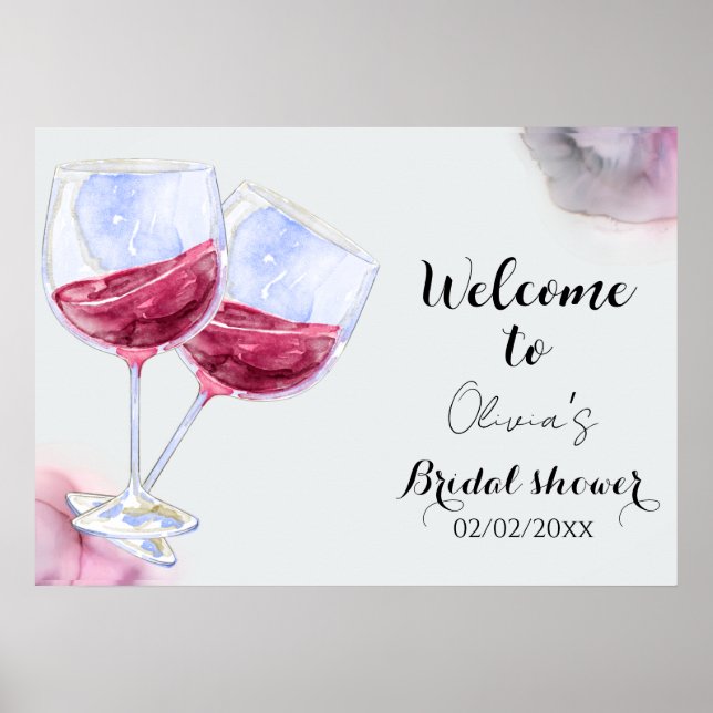 Poster Douche pour mariée (Devant)