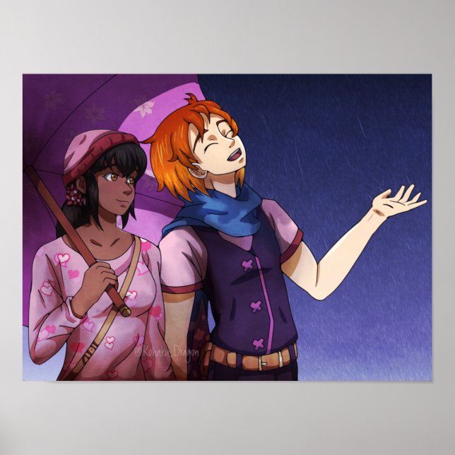 Poster Douches d'avril (Devant)