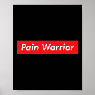 Poster Douleur Guerrier Crps Mois de sensibilisation Rsd