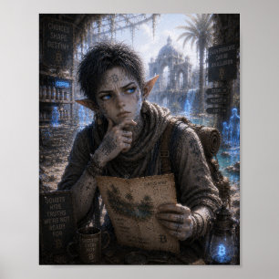 Poster Doutes / Voyageur / Oasis