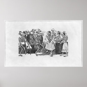 Poster D'outretombe de Calavera du jarabe