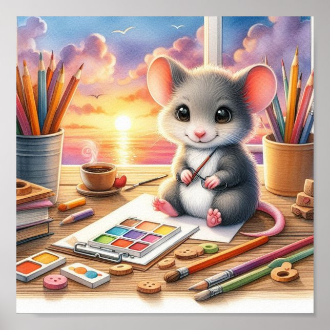 Poster Doux Souris (Devant)