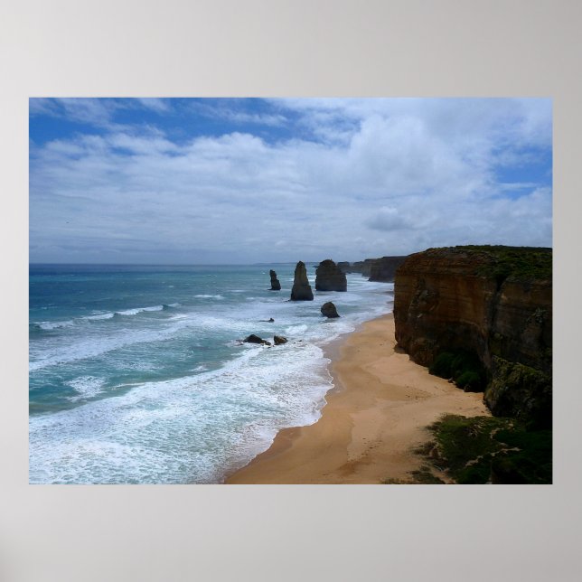 Poster Douze Apôtres Australie - Great Ocean Road (Devant)