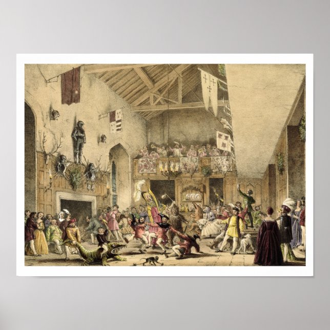 Poster Douzième Night Revels in the Great Hall, Haddon Ha (Devant)