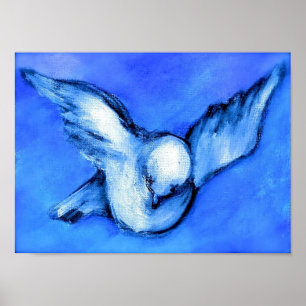 Poster Dove-Original Art by SQ Streater
