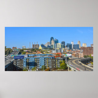 Poster Downtown Kansas City, Missouri View