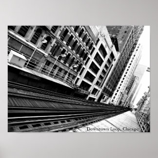 Poster Downtown Loop, Chicago