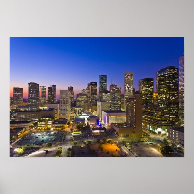 Poster Dowtown Houston (Devant)