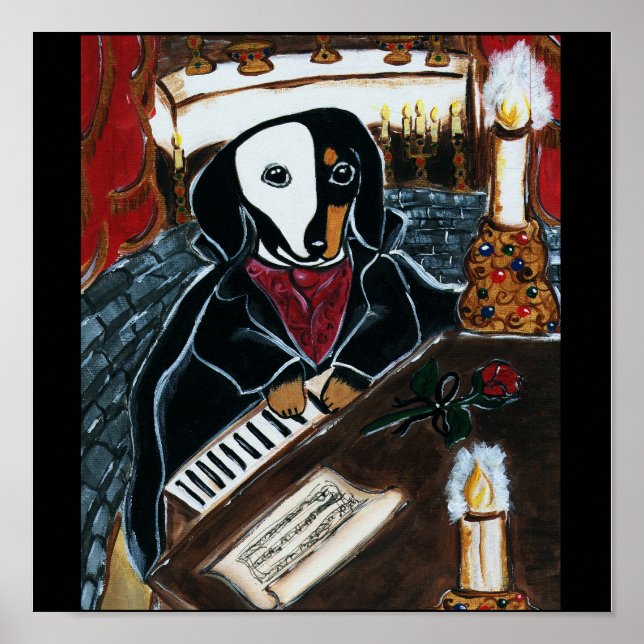 Poster Doxie fantôme (Devant)