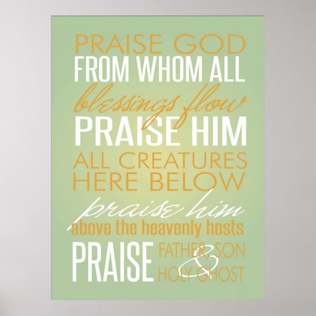Poster Doxology (Devant)