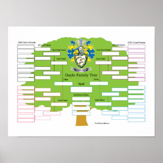 Poster Doyle-arbre-famille