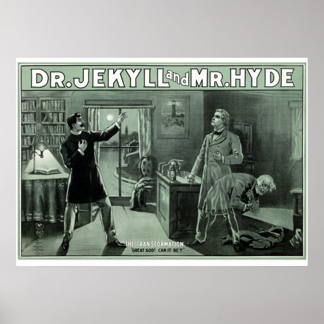 Poster Dr Jekyll et M. Hyde 1880 (Devant)