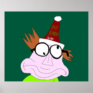 Poster Dr. LeBrick Bah Humbug Noël