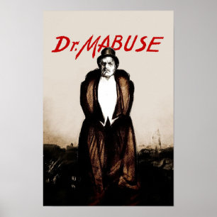 Poster Dr Mabuse 1922 Film Classique