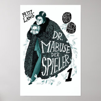 Poster Dr Mabuse der Spieler 1922 Film Classique