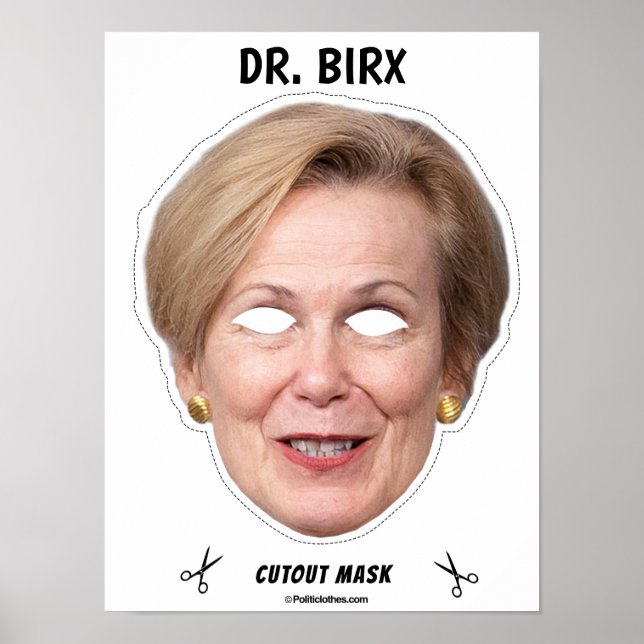 Poster DR Masque d'Halloween BIRX (Devant)