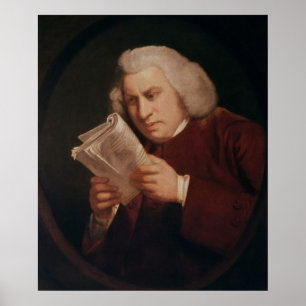 Poster Dr Samuel Johnson 1775