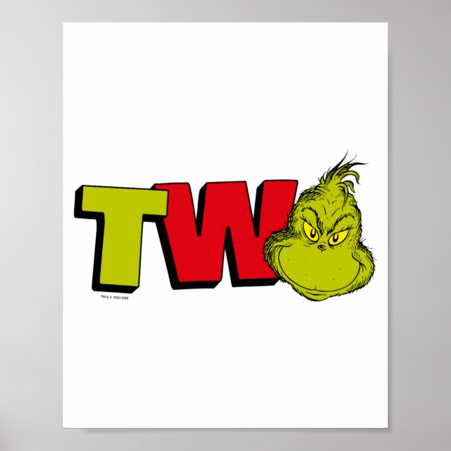 Poster Dr Seuss 2nd Birthday Two Baby  (Devant)