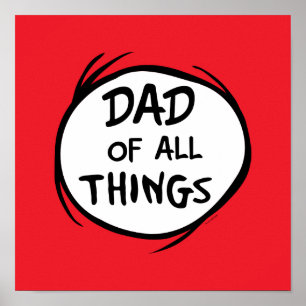 Poster Dr Seuss   Chose 1 Chose 2 - Papa de toutes choses