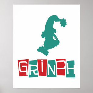 Poster Dr. Seuss   Grinch - Rouge & Vert