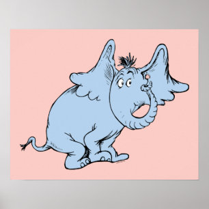 Poster Dr. Seuss Horton Côté Regard