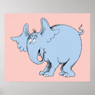 Poster Dr. Seuss Horton entend un Qui!