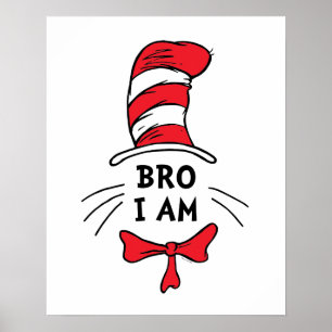 Poster Dr. Seuss   Le Chat dans le Chapeau - Frère