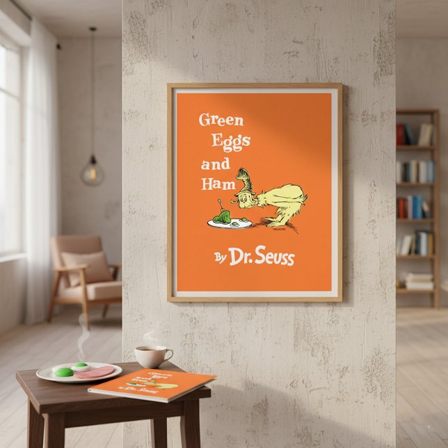 Poster Dr Seuss | Oeufs verts et jambon (Créateur téléchargé)