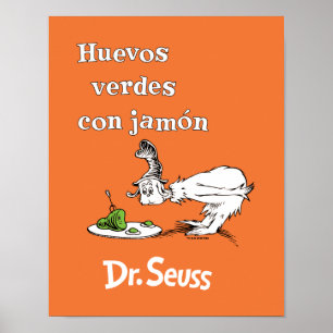 Poster Dr. Seuss Œufs verts et jambon espagnol