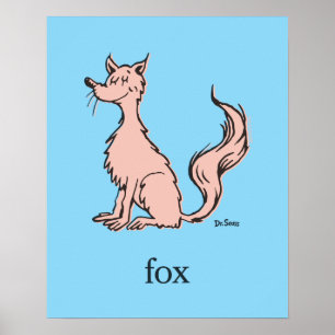Poster Dr. Seuss   Renard Rose