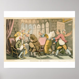 Poster Dr. Syntax en danger, 'de la visite du Dr. syntaxe