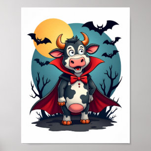 Poster Dracula vache se lève