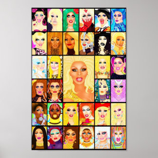 POSTER DRAG REEN POURCENTAGE